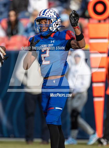 Thumbnail 2 in Cherry Creek vs. Valor Christian (CHSAA 5A State Championship) photogallery.