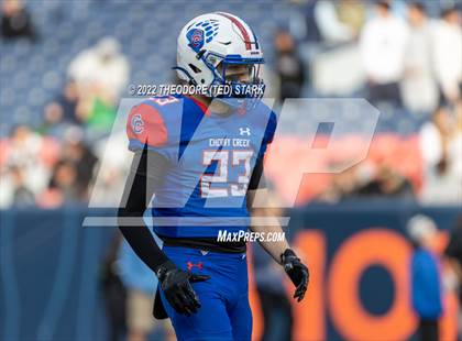Thumbnail 3 in Cherry Creek vs. Valor Christian (CHSAA 5A State Championship) photogallery.