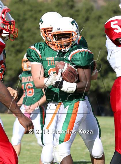 Thumbnail 2 in Thacher vs. Mojave (CIF SS D1 8-Man Final) photogallery.