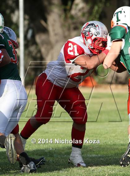Thumbnail 3 in Thacher vs. Mojave (CIF SS D1 8-Man Final) photogallery.
