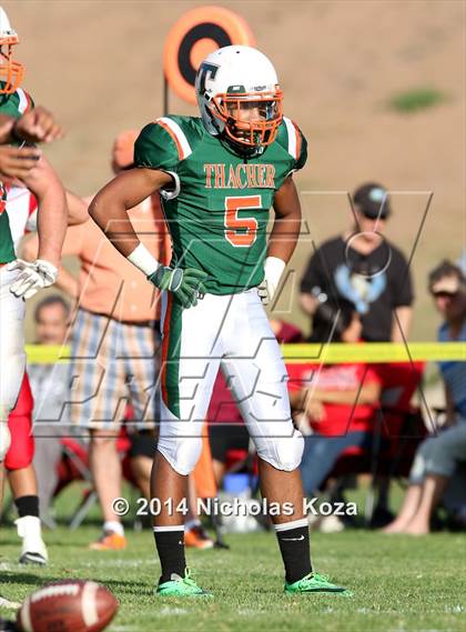 Thumbnail 2 in Thacher vs. Mojave (CIF SS D1 8-Man Final) photogallery.