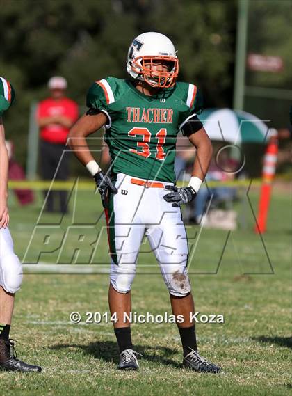 Thumbnail 2 in Thacher vs. Mojave (CIF SS D1 8-Man Final) photogallery.