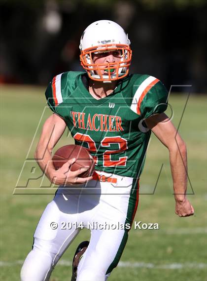 Thumbnail 3 in Thacher vs. Mojave (CIF SS D1 8-Man Final) photogallery.