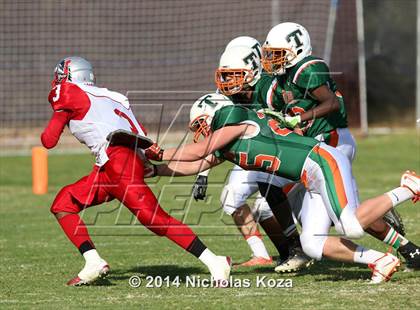 Thumbnail 3 in Thacher vs. Mojave (CIF SS D1 8-Man Final) photogallery.