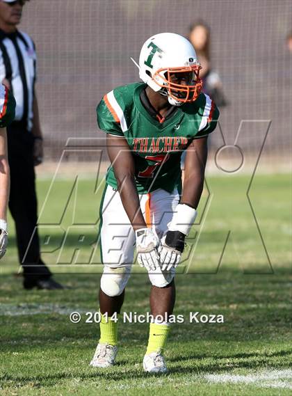 Thumbnail 3 in Thacher vs. Mojave (CIF SS D1 8-Man Final) photogallery.