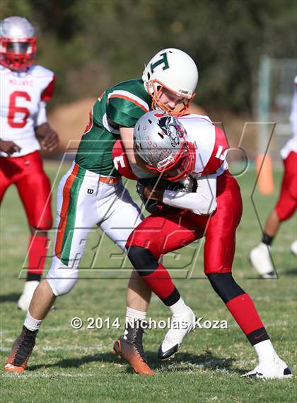 Thumbnail 3 in Thacher vs. Mojave (CIF SS D1 8-Man Final) photogallery.