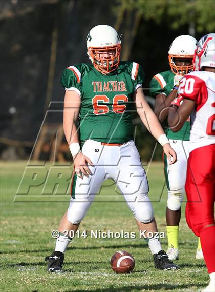Thumbnail 2 in Thacher vs. Mojave (CIF SS D1 8-Man Final) photogallery.