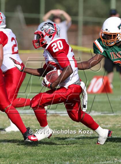 Thumbnail 2 in Thacher vs. Mojave (CIF SS D1 8-Man Final) photogallery.