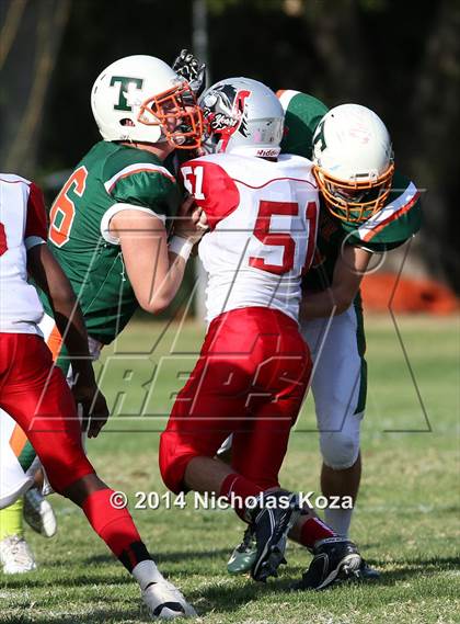 Thumbnail 3 in Thacher vs. Mojave (CIF SS D1 8-Man Final) photogallery.