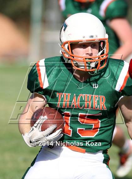 Thumbnail 2 in Thacher vs. Mojave (CIF SS D1 8-Man Final) photogallery.
