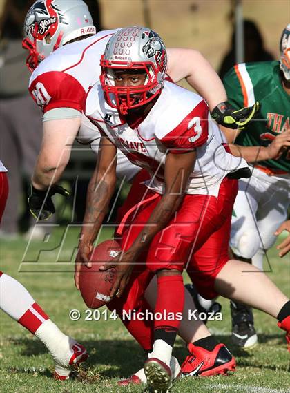 Thumbnail 2 in Thacher vs. Mojave (CIF SS D1 8-Man Final) photogallery.
