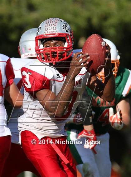 Thumbnail 2 in Thacher vs. Mojave (CIF SS D1 8-Man Final) photogallery.
