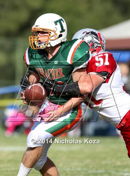 Thumbnail 2 in Thacher vs. Mojave (CIF SS D1 8-Man Final) photogallery.