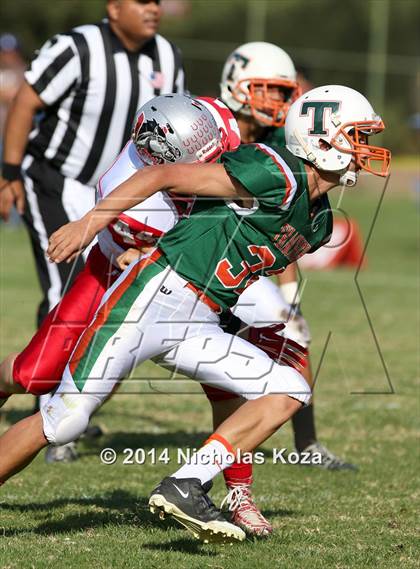 Thumbnail 2 in Thacher vs. Mojave (CIF SS D1 8-Man Final) photogallery.
