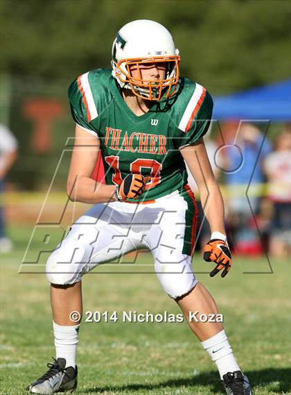 Thumbnail 3 in Thacher vs. Mojave (CIF SS D1 8-Man Final) photogallery.