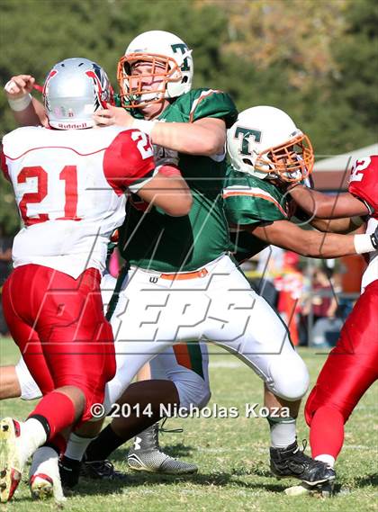 Thumbnail 2 in Thacher vs. Mojave (CIF SS D1 8-Man Final) photogallery.