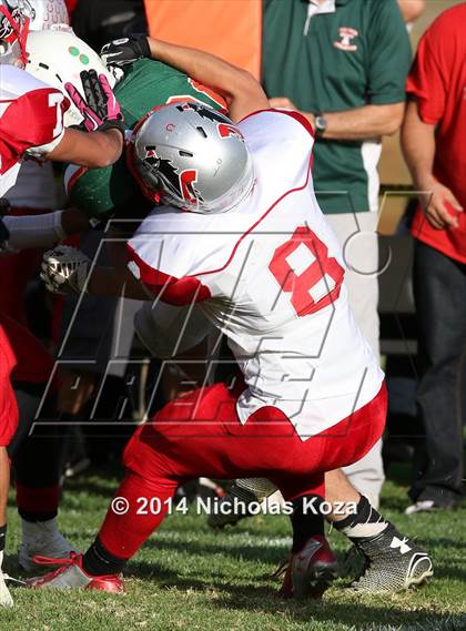 Thumbnail 3 in Thacher vs. Mojave (CIF SS D1 8-Man Final) photogallery.