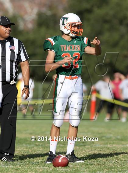Thumbnail 2 in Thacher vs. Mojave (CIF SS D1 8-Man Final) photogallery.