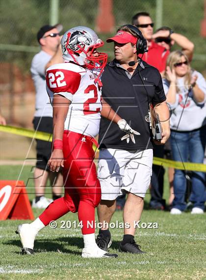 Thumbnail 2 in Thacher vs. Mojave (CIF SS D1 8-Man Final) photogallery.