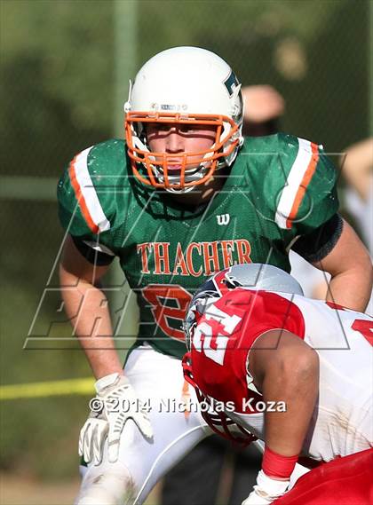 Thumbnail 2 in Thacher vs. Mojave (CIF SS D1 8-Man Final) photogallery.