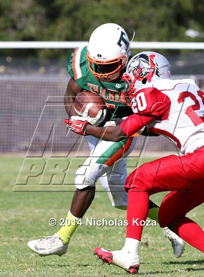Thumbnail 2 in Thacher vs. Mojave (CIF SS D1 8-Man Final) photogallery.