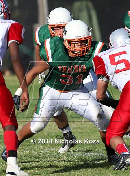 Thumbnail 2 in Thacher vs. Mojave (CIF SS D1 8-Man Final) photogallery.