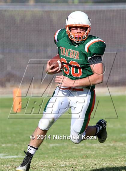 Thumbnail 2 in Thacher vs. Mojave (CIF SS D1 8-Man Final) photogallery.