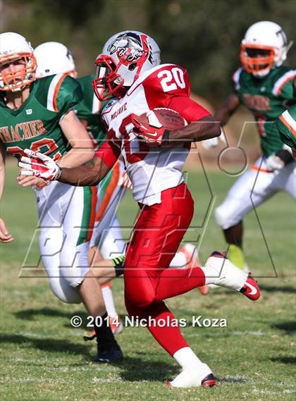 Thumbnail 1 in Thacher vs. Mojave (CIF SS D1 8-Man Final) photogallery.