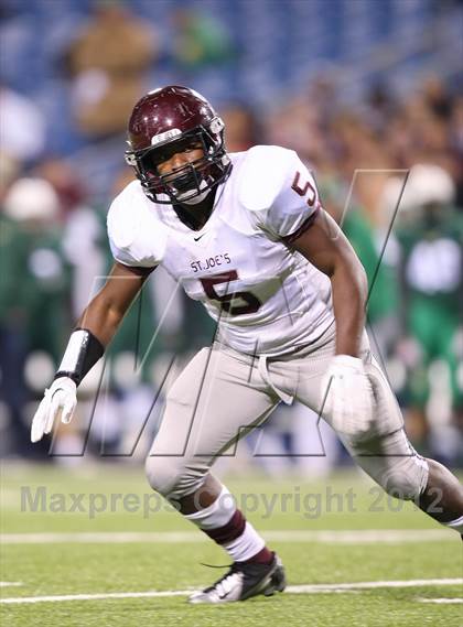 Thumbnail 3 in Bishop Timon-St. Jude vs. St. Joseph's Collegiate (Monsignor Martin Semifinal) photogallery.