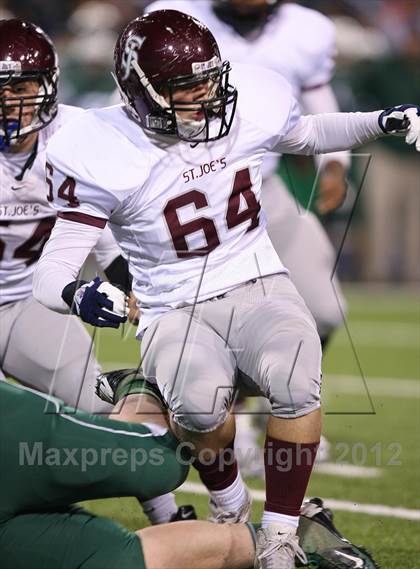 Thumbnail 1 in Bishop Timon-St. Jude vs. St. Joseph's Collegiate (Monsignor Martin Semifinal) photogallery.