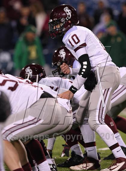 Thumbnail 2 in Bishop Timon-St. Jude vs. St. Joseph's Collegiate (Monsignor Martin Semifinal) photogallery.