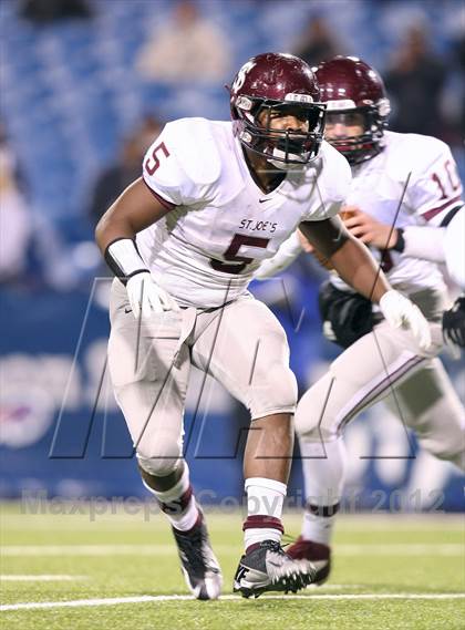 Thumbnail 1 in Bishop Timon-St. Jude vs. St. Joseph's Collegiate (Monsignor Martin Semifinal) photogallery.