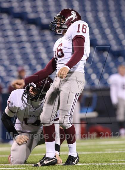 Thumbnail 1 in Bishop Timon-St. Jude vs. St. Joseph's Collegiate (Monsignor Martin Semifinal) photogallery.