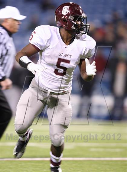 Thumbnail 1 in Bishop Timon-St. Jude vs. St. Joseph's Collegiate (Monsignor Martin Semifinal) photogallery.