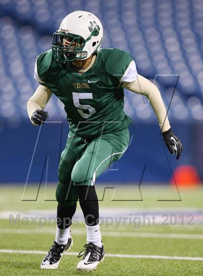 Thumbnail 2 in Bishop Timon-St. Jude vs. St. Joseph's Collegiate (Monsignor Martin Semifinal) photogallery.