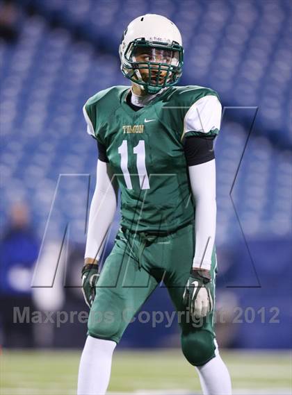 Thumbnail 2 in Bishop Timon-St. Jude vs. St. Joseph's Collegiate (Monsignor Martin Semifinal) photogallery.