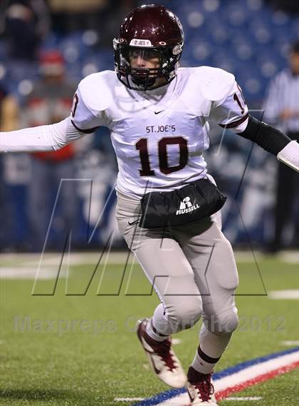 Thumbnail 2 in Bishop Timon-St. Jude vs. St. Joseph's Collegiate (Monsignor Martin Semifinal) photogallery.