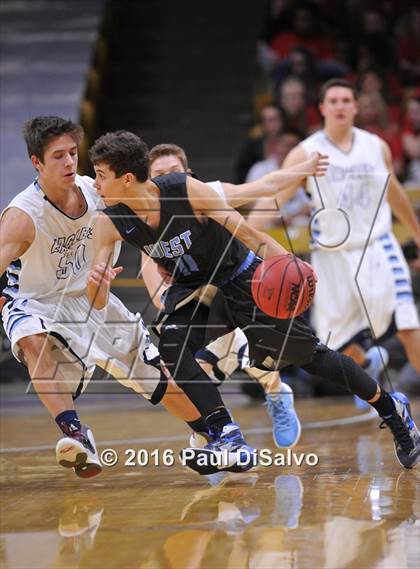 Thumbnail 3 in Pueblo West vs. Valor Christian (CHSAA 4A Final) photogallery.