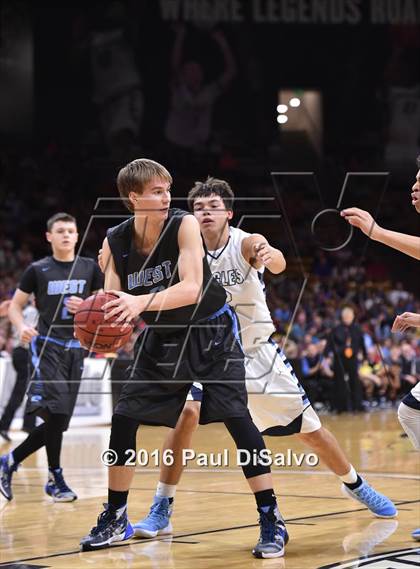 Thumbnail 1 in Pueblo West vs. Valor Christian (CHSAA 4A Final) photogallery.