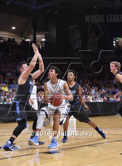 Thumbnail 1 in Pueblo West vs. Valor Christian (CHSAA 4A Final) photogallery.