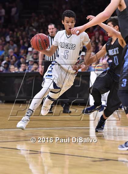 Thumbnail 1 in Pueblo West vs. Valor Christian (CHSAA 4A Final) photogallery.