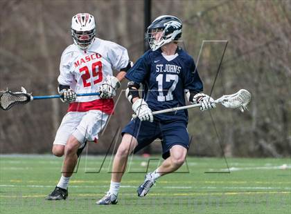 Thumbnail 2 in Masconomet Regional vs. St. John's Prep photogallery.