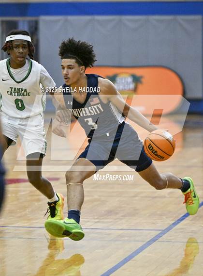 Thumbnail 1 in Tampa Catholic vs University Christian. (SunBash Tourney) photogallery.