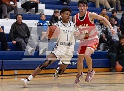 Thumbnail 3 in Marin Catholic vs. Mills (Bambauer Tournament) photogallery.