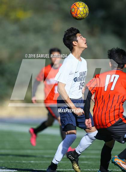 Thumbnail 1 in St. Genevieve vs The Palmdale Aerospace Academy (Sierra Canyon Tournament) photogallery.
