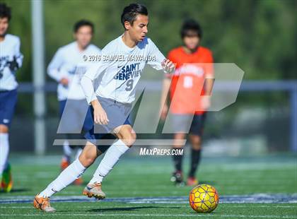 Thumbnail 3 in St. Genevieve vs The Palmdale Aerospace Academy (Sierra Canyon Tournament) photogallery.
