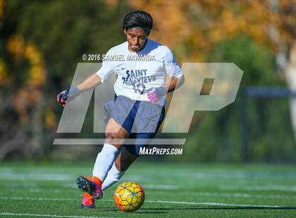 Thumbnail 1 in St. Genevieve vs The Palmdale Aerospace Academy (Sierra Canyon Tournament) photogallery.