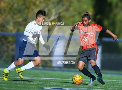 Thumbnail 1 in St. Genevieve vs The Palmdale Aerospace Academy (Sierra Canyon Tournament) photogallery.