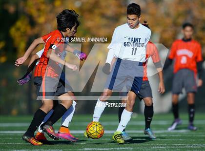 Thumbnail 2 in St. Genevieve vs The Palmdale Aerospace Academy (Sierra Canyon Tournament) photogallery.