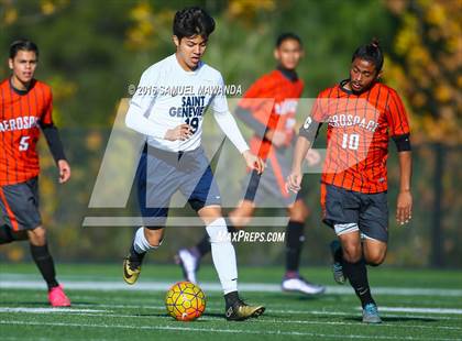 Thumbnail 1 in St. Genevieve vs The Palmdale Aerospace Academy (Sierra Canyon Tournament) photogallery.